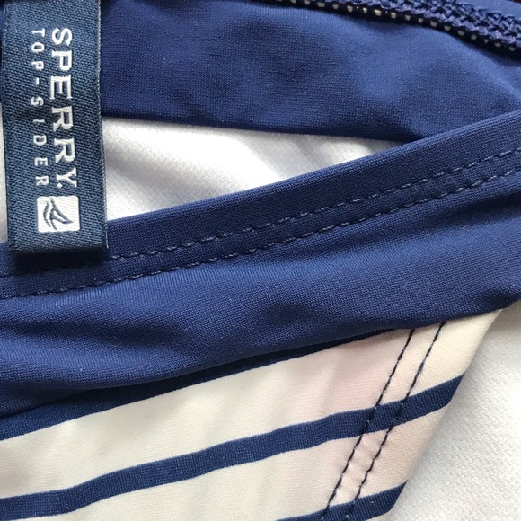 ❗️SOLD ❗️SPERRY TOP SIDER Tankini Swimsuit Set M Navy and White Size Medium - Picture 14 of 16